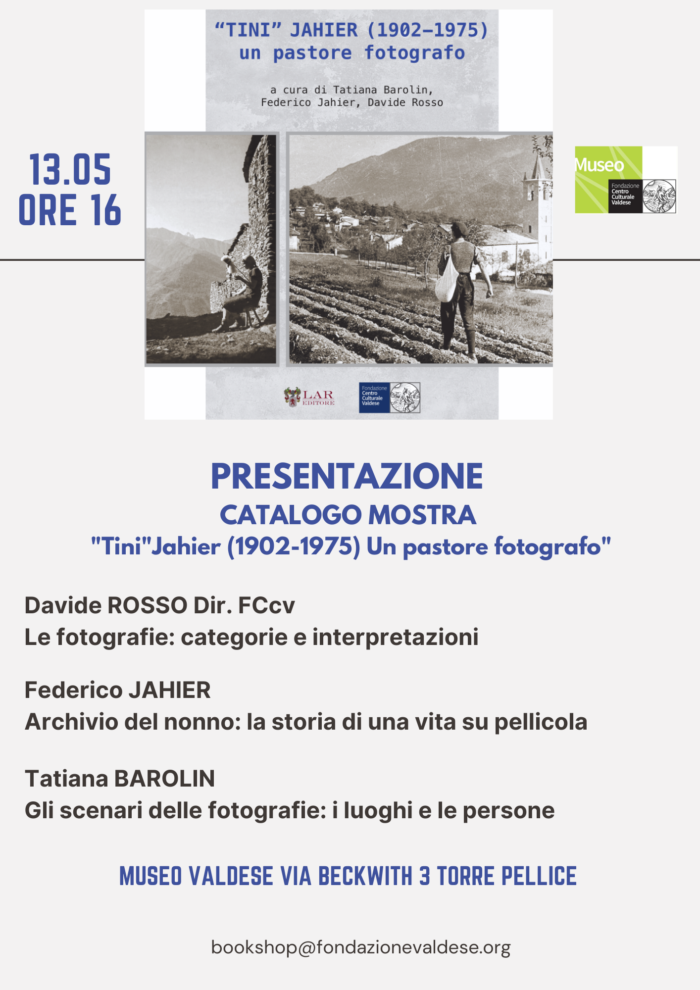 Fondazione Valdese Ore Presentazione Catalogo Mostra Tinijahier Un